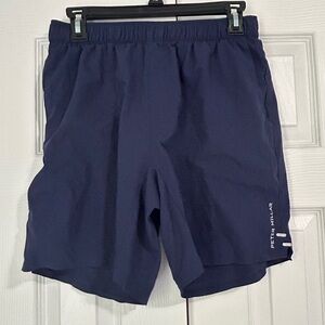 Peter Millar Navy Athletic Shorts Lightweight Moisture-Wicking
